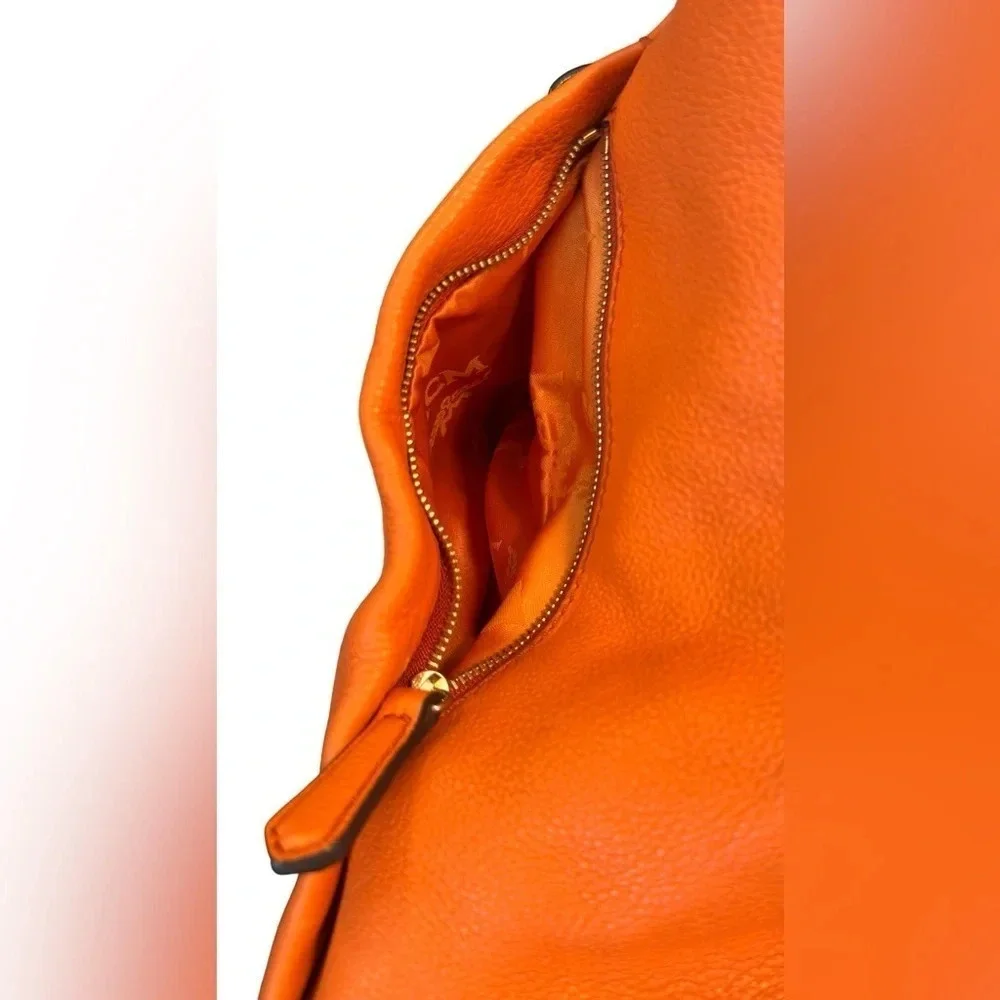 MCM 🍊 Pebbled Leather Tote